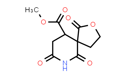 CAS No. 76263-38-2, 2-Oxa-7-azaspiro[4.5]decane-10-carboxylic acid, 1,6,8-trioxo-, methyl ester