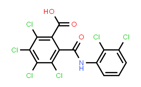 CAS No. 76280-91-6, 2,3,4,5-Tetrachloro-6-((2,3-dichlorophenyl)carbamoyl)benzoic acid
