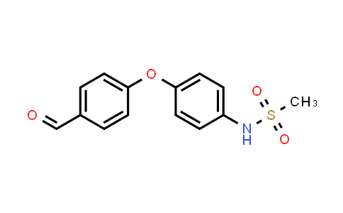 CAS No. 763932-52-1, N-(4-(4-Formylphenoxy)phenyl)methanesulfonamide
