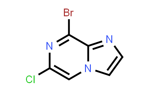 CAS No. 76537-19-4, 8-Bromo-6-chloroimidazo[1,2-a]pyrazine