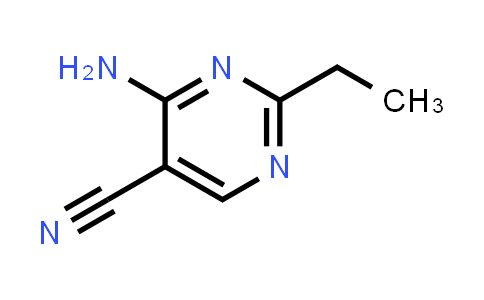 CAS No. 76574-45-3, 4-Amino-2-ethylpyrimidine-5-carbonitrile