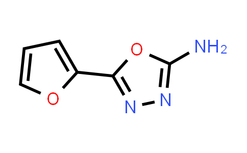 CAS No. 7659-06-5, 5-(Furan-2-yl)-1,3,4-oxadiazol-2-amine