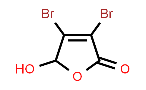 CAS No. 766-38-1, 3,4-Dibromo-5-hydroxyfuran-2(5H)-one
