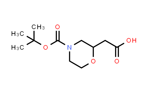 CAS No. 766539-28-0, 2-Carboxymethyl-morpholine-4-carboxylic acid tert-butyl ester