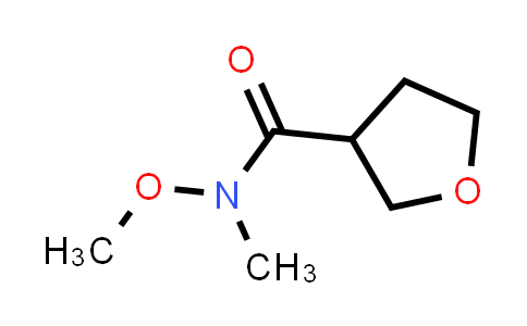 CAS No. 766539-67-7, N-methoxy-N-methyltetrahydrofuran-3-carboxamide