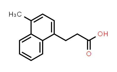CAS No. 76673-34-2, 3-(4-Methylnaphthalen-1-yl)propanoic acid