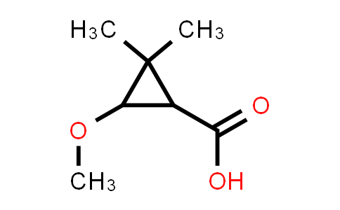 CAS No. 76695-07-3, 3-Methoxy-2,2-dimethylcyclopropane-1-carboxylic acid