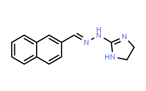 CAS No. 767271-36-3, (E)-2-(2-(Naphthalen-2-ylmethylene)hydrazinyl)-4,5-dihydro-1H-imidazole