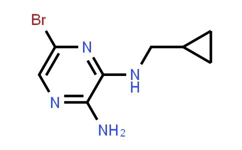 CAS No. 767343-19-1, 6-Bromo-N2-(cyclopropylmethyl)pyrazine-2,3-diamine