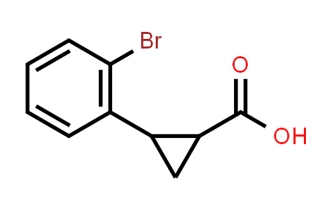 CAS No. 767359-25-1, 2-(2-Bromophenyl)cyclopropanecarboxylic acid