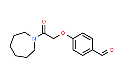 CAS No. 767630-86-4, 4-(2-(Azepan-1-yl)-2-oxoethoxy)benzaldehyde