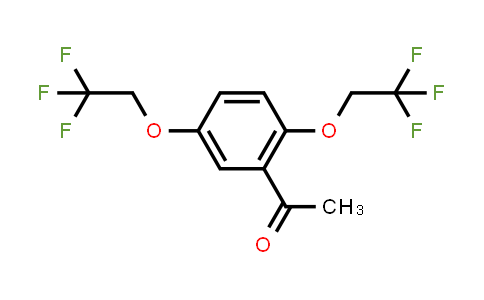 CAS No. 76784-40-2, 1-(2,5-Bis(2,2,2-trifluoroethoxy)phenyl)ethanone