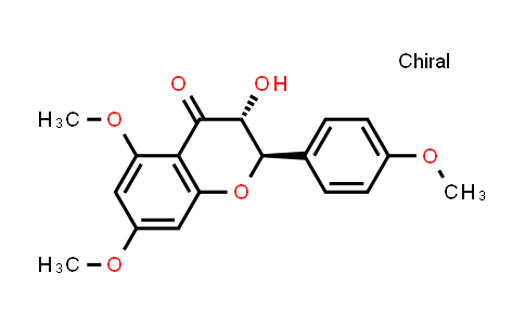 CAS No. 76792-94-4, (2R,3R)-2,3-Dihydro-3-hydroxy-5,7-dimethoxy-2-(4-methoxyphenyl)-4H-1-benzopyran-4-one