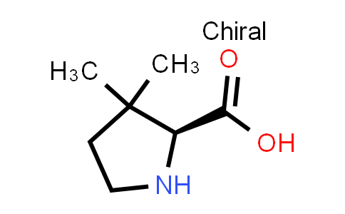 CAS No. 76804-64-3, (2S)-3,3-Dimethylpyrrolidine-2-carboxylic acid