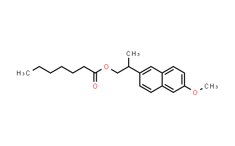 MC571047 | 76842-32-5 | Heptanoic acid, 2-(6-methoxy-2-naphthalenyl)propyl ester