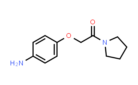 CAS No. 76870-05-8, 4-[2-Oxo-2-(1-pyrrolidinyl)ethoxy]aniline