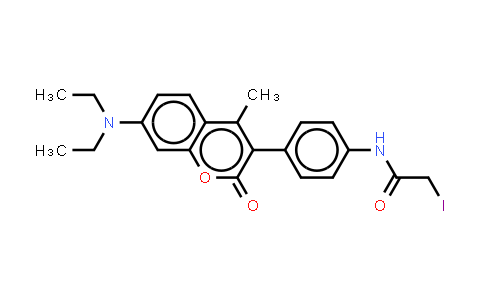 CAS No. 76877-34-4, 7-Diethylamino-3-((4'-(iodoacetyl)amino)phenyl)-4-methylcoumarin