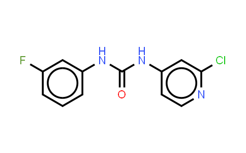 CAS No. 76963-44-5, Urea, N-(2-chloro-4- pyridinyl)-N'-(3-fluorophenyl)-