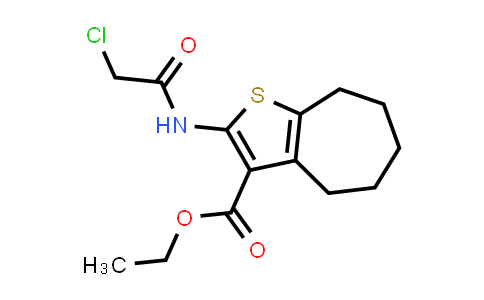 CAS No. 76981-88-9, Ethyl 2-(2-chloroacetamido)-5,6,7,8-tetrahydro-4H-cyclohepta[b]thiophene-3-carboxylate