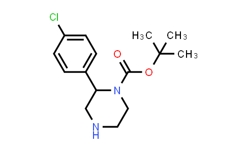 CAS No. 769944-39-0, tert-Butyl 2-(4-chlorophenyl)piperazine-1-carboxylate
