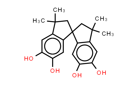 CAS No. 77-08-7, 5,5',6,6'-Tetrahydroxy-3,3,3',3'-tetramethyl-1,1'-spirobisindane