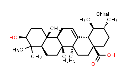 CAS No. 77-52-1, Ursolic acid