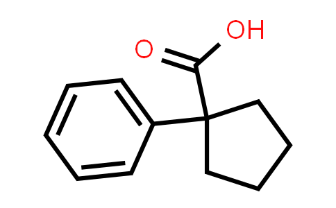 CAS No. 77-55-4, 1-Phenylcyclopentanecarboxylic acid