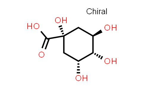 CAS No. 77-95-2, D-(-)-Quinic acid