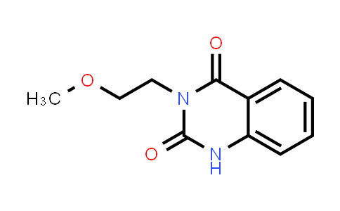 CAS No. 77093-97-1, 2,4(1H,3H)-Quinazolinedione, 3-(2-methoxyethyl)-