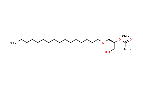 CAS No. 77133-35-8, 1-O-Hexadecyl-2-O-acetyl-sn-glycerol