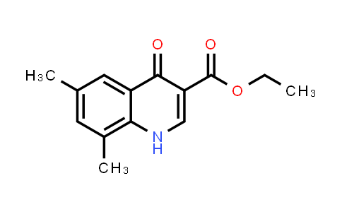 CAS No. 77156-77-5, ethyl 6,8-dimethyl-4-oxo-1H-quinoline-3-carboxylate
