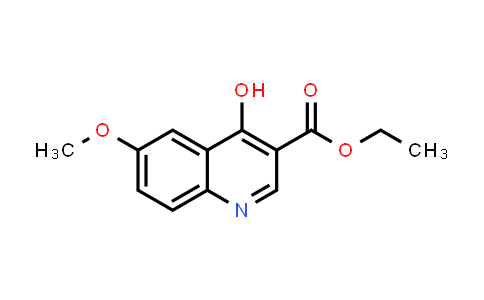 CAS No. 77156-78-6, Ethyl 4-hydroxy-6-methoxyquinoline-3-carboxylate