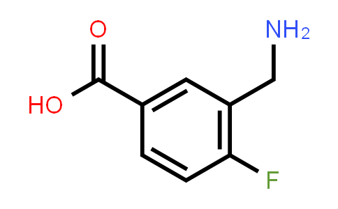 CAS No. 771573-08-1, 3-(Aminomethyl)-4-fluorobenzoic acid