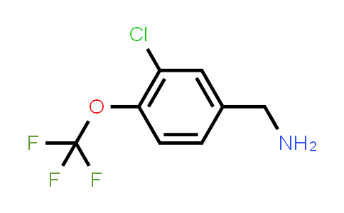 CAS No. 771581-60-3, (3-Chloro-4-(trifluoromethoxy)phenyl)methanamine