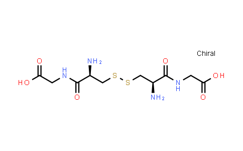 CAS No. 7729-20-6, 2-((R)-2-Amino-3-(((R)-2-amino-3-((carboxymethyl)amino)-3-oxopropyl)disulfanyl)propanamido)acetic acid