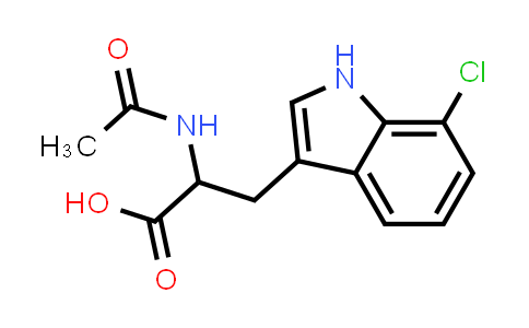 CAS No. 77290-47-2, 2-Acetamido-3-(7-chloro-1H-indol-3-yl)propanoic acid
