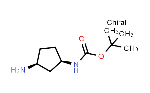 CAS No. 774212-81-6, tert-Butyl ((1R,3S)-3-aminocyclopentyl)carbamate