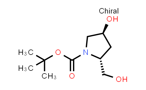 CAS No. 77450-03-4, tert-Butyl (2R,4S)-4-hydroxy-2-(hydroxymethyl)pyrrolidine-1-carboxylate