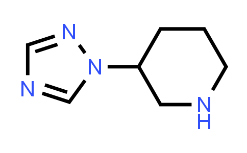 CAS No. 774511-83-0, 3-(1H-1,2,4-Triazol-1-yl)piperidine