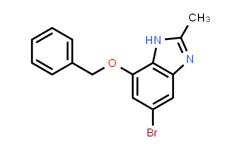 CAS No. 774582-60-4, 7-(Benzyloxy)-5-bromo-2-methyl-1H-benzo[d]imidazole