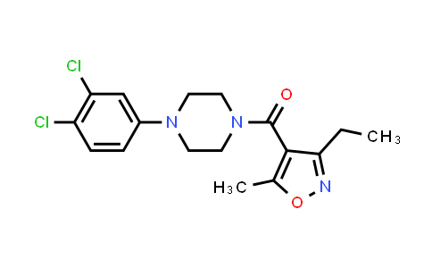 CAS No. 775300-07-7, Methanone, [4-(3,4-dichlorophenyl)-1-piperazinyl](3-ethyl-5-methyl-4-isoxazolyl)-