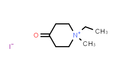 CAS No. 77542-18-8, Piperidinium, 1-ethyl-1-methyl-4-oxo-, iodide