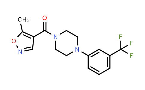 CAS No. 776270-75-8, Methanone, (5-methyl-4-isoxazolyl)[4-[3-(trifluoromethyl)phenyl]-1-piperazinyl]-
