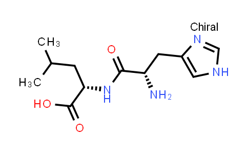 CAS No. 7763-65-7, (S)-2-((S)-2-Amino-3-(1H-imidazol-4-yl)propanamido)-4-methylpentanoic acid