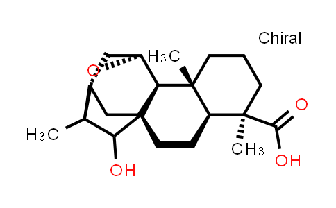 CAS No. 77658-46-9, (4α,11β,15β,16α)-11,16-Epoxy-15-hydroxykauran-18-oic acid