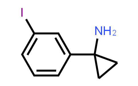 CAS No. 777055-30-8, Cyclopropanamine, 1-(3-iodophenyl)-