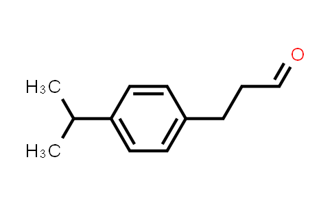CAS No. 7775-00-0, Benzenepropanal, 4-(1-methylethyl)-