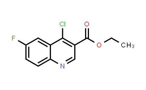 CAS No. 77779-49-8, Ethyl 4-chloro-6-fluoroquinoline-3-carboxylate