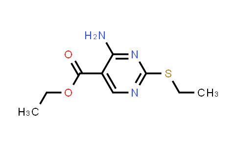 CAS No. 778-97-2, Ethyl 4-amino-2-(ethylthio)pyrimidine-5-carboxylate