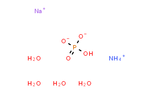 CAS No. 7783-13-3, Sodium ammonium hydrogen phosphate tetrahydrate